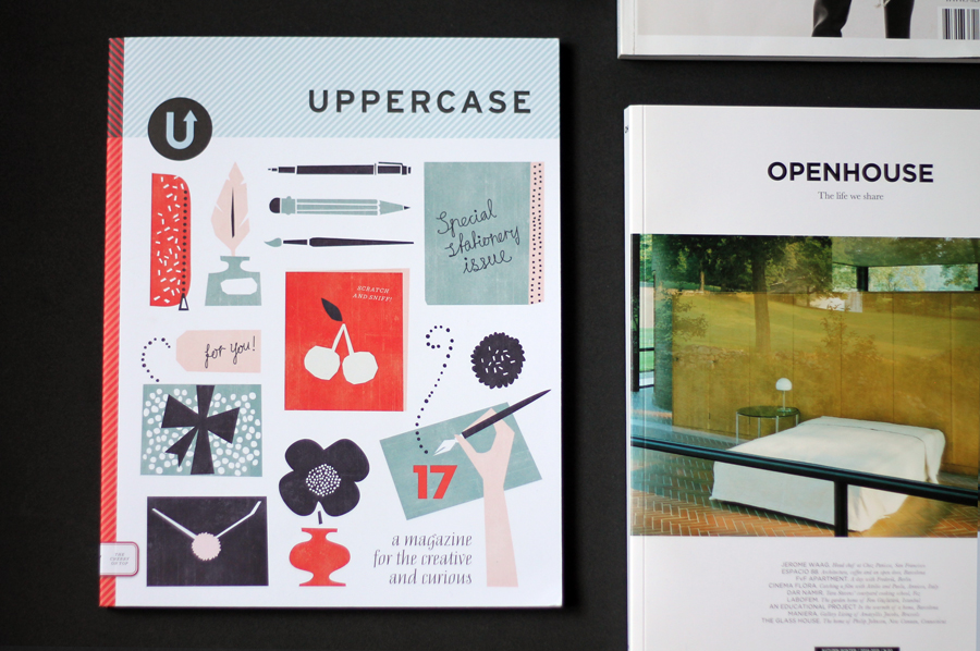 Uppercase stationary magazine