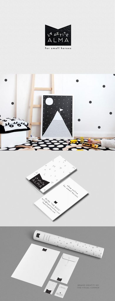 Brand design for La Petite Alma by The Visual Corner studio from Barcelona