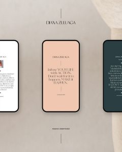 Branding for Diana Zualuaga by The Visual Corner studio