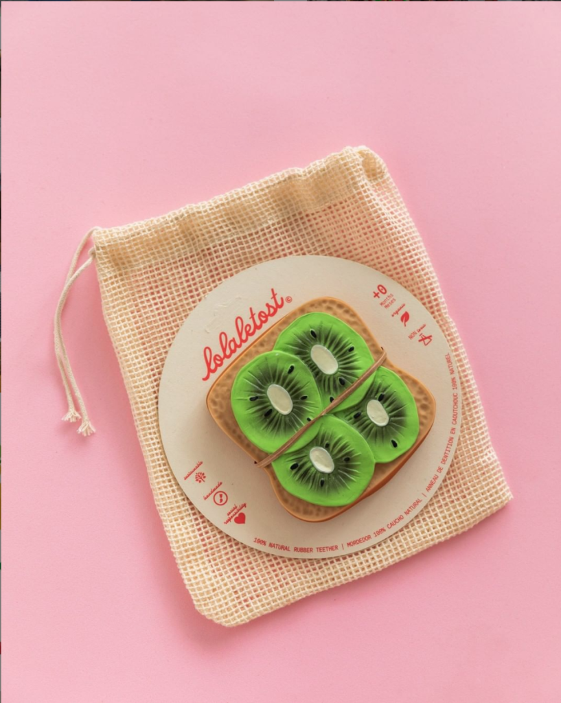 Sustainable packaging design for a kids brand Lolaletost by The Visual Corner Studio