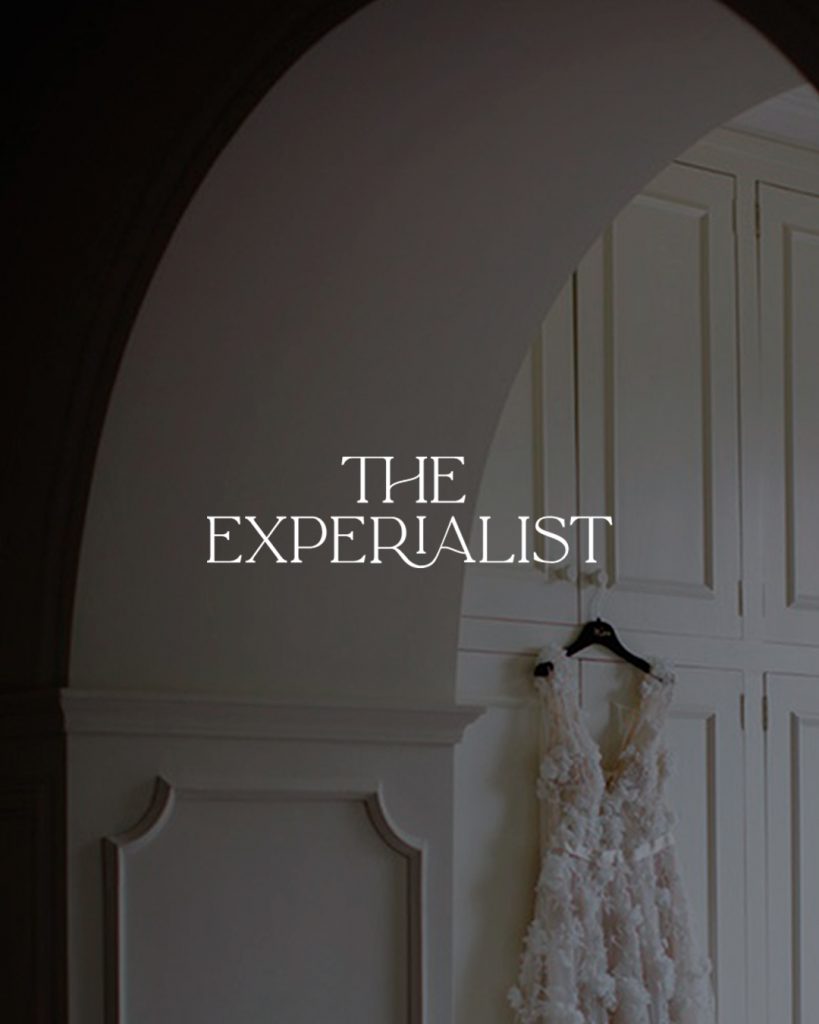 The Experialist luxury weddin planner branding by The vIsual corner