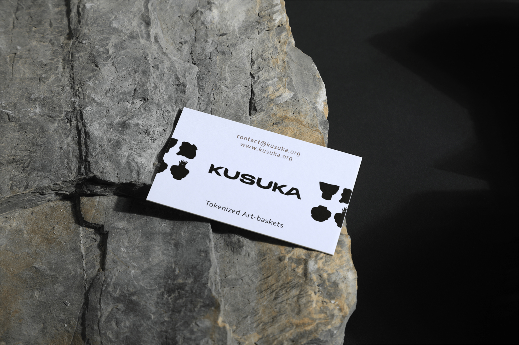 Premium branding para Kusuka Art Baskets por The Visual Corner estudio